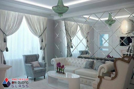 Gương kính thủy trang trí phòng khách 9
