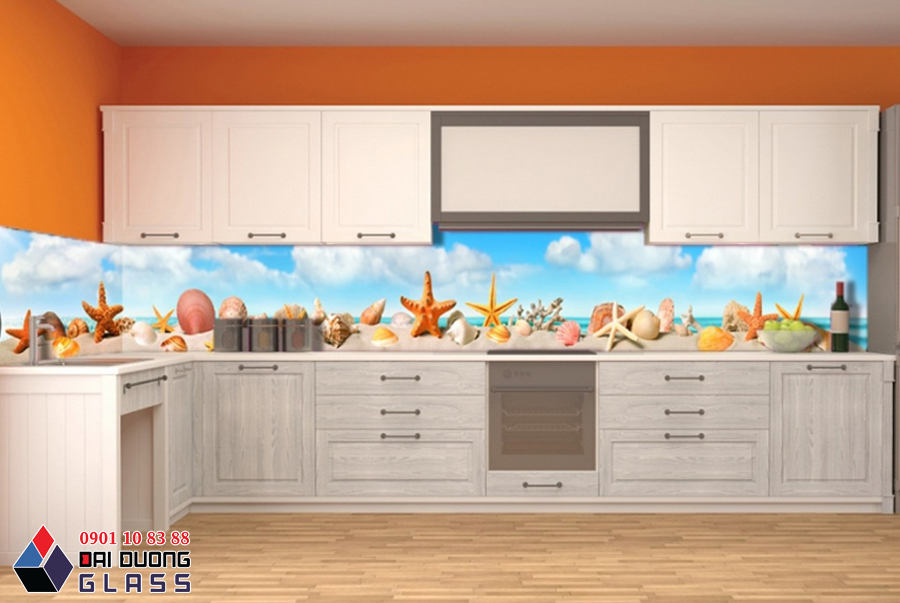 Tranh Kính 3d Ốp Bếp Phong Cảnh