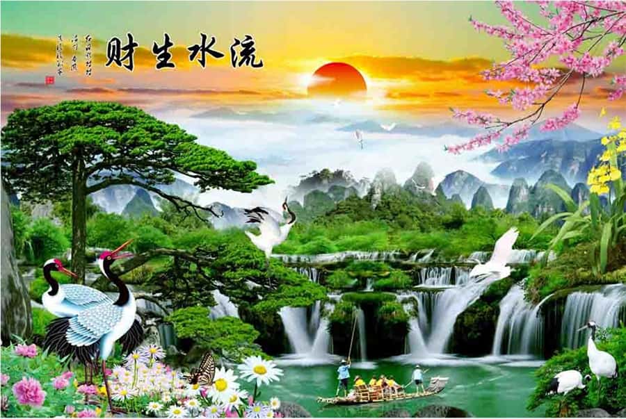 tranh son thuy huu tinh 1