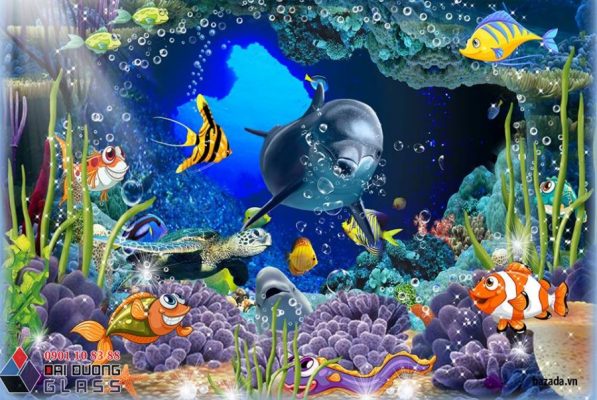 Thử một lần cảm giác đắm chìm vào thế giới kỳ diệu dưới đại dương với tranh kính 3D đẹp mê hồn này. Bạn sẽ cảm nhận được vẻ đẹp mê hồn của những sinh vật ngàn năm và những khung cảnh tuyệt đẹp được thể hiện vô cùng sống động và chân thực.
