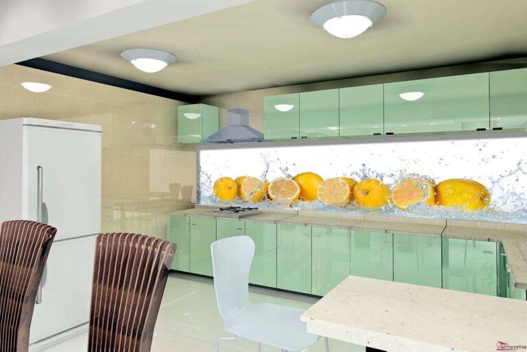 Mẫu Tranh Kính Đẹp - Thi Công Tranh Kính 3D Ốp Bếp Tại TP HCM