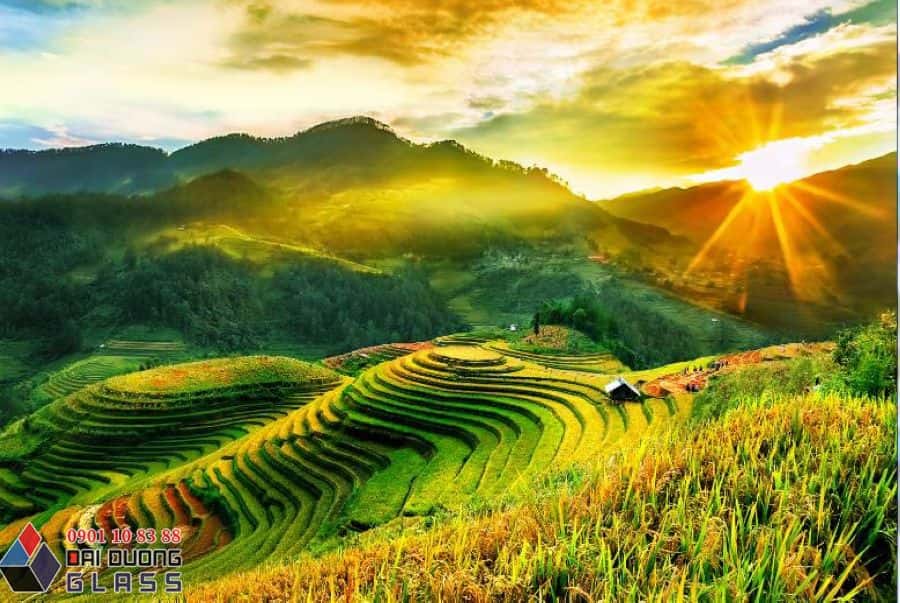 Tranh Kính Phong Cảnh Thiên Nhiên 3d