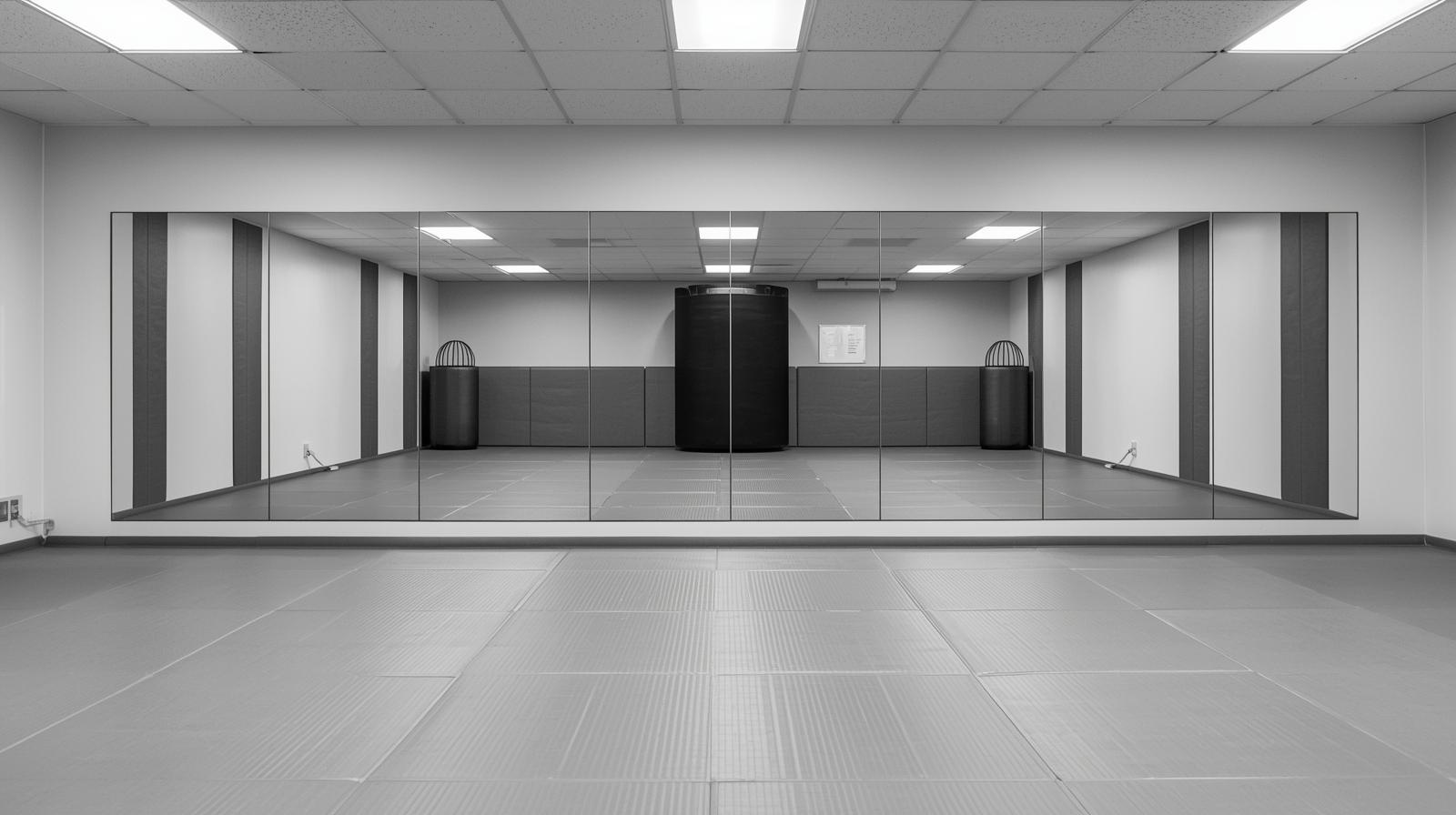 Gương soi phòng tập võ