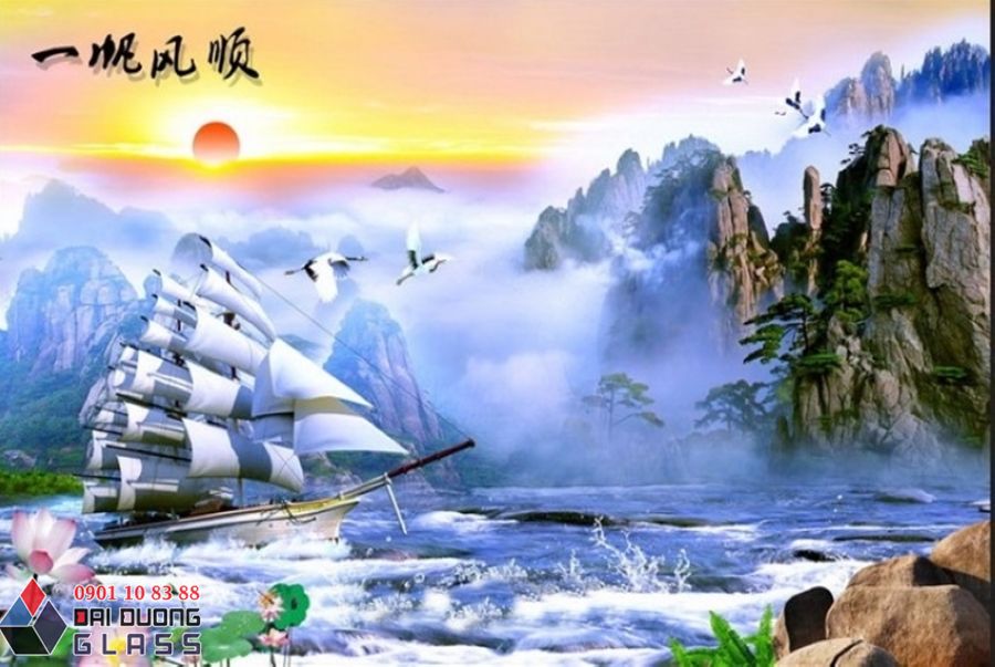 tranh kinh thuan buom xuoi gio 1