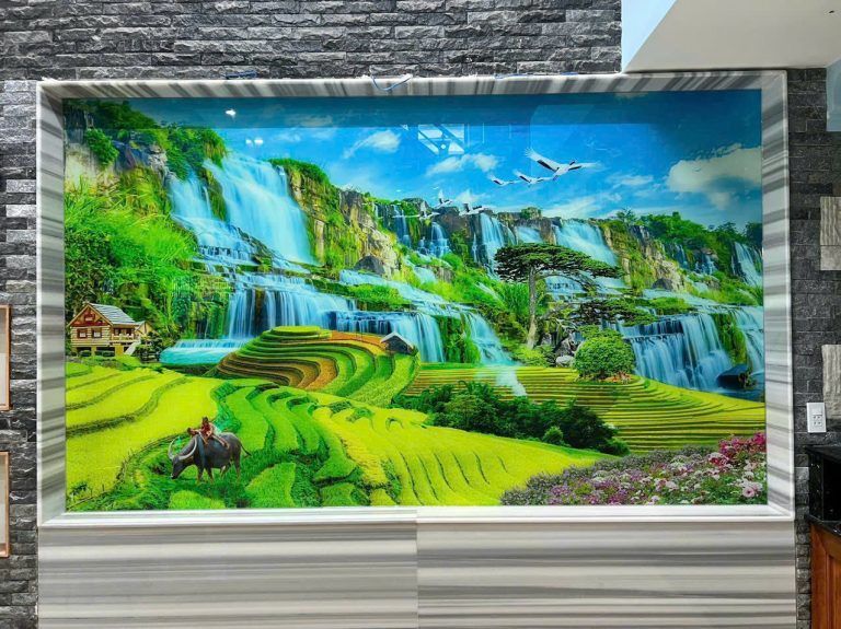 Tranh Kính 3D Phong Cảnh
