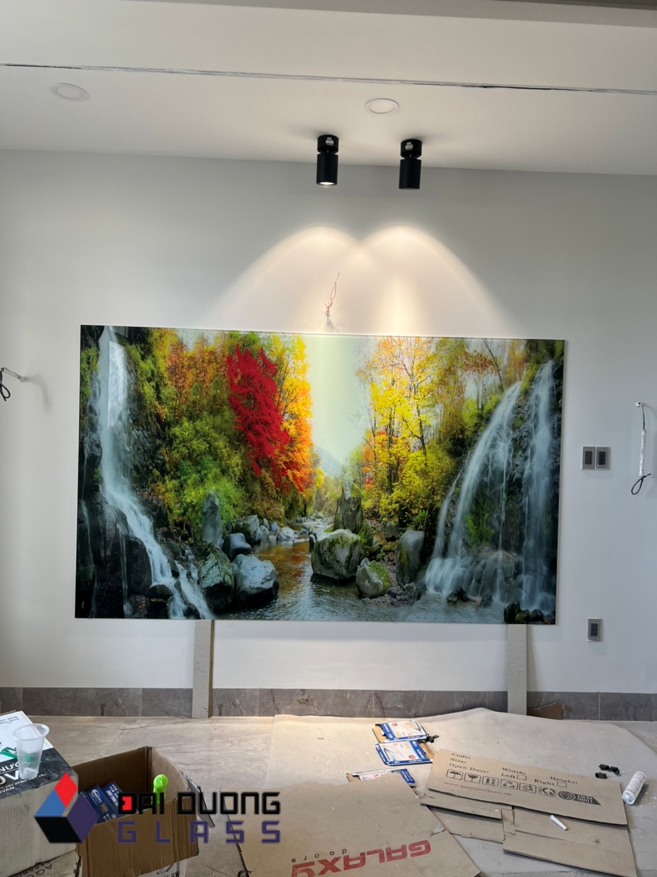 Công Trình: Thi Công Tranh Kính & Gương Ghép Chú Tâm Tại Vũng Tàu 5 tranh kính trang trí vũng tàu