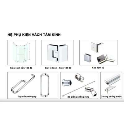 Phụ kiện vách kính nhà tắm