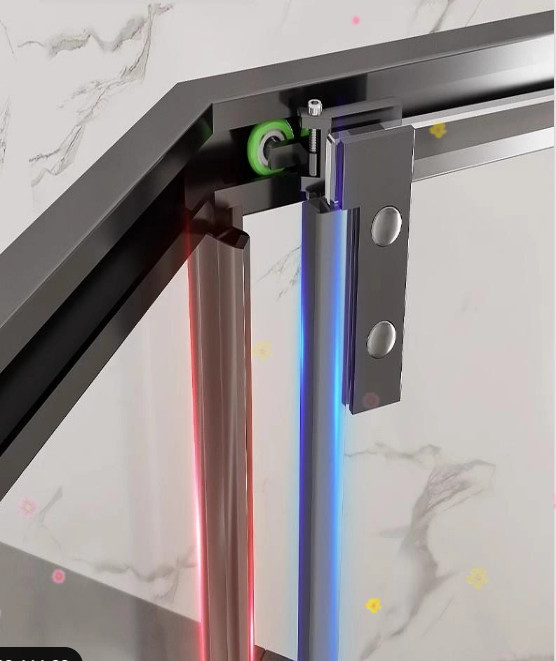 Cấu tạo phong tắm kính 135 độ