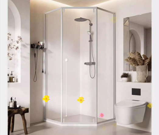 Phòng Tắm Kính 135 Độ Hiện Đại, Sang Trọng 1 Phòng tắm kính tại Thủ Đức