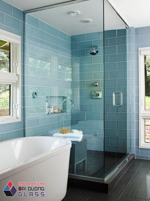 Thi Công Vách Kính Phòng Tắm Tại TPHCM 4 Vách kính phòng tắm