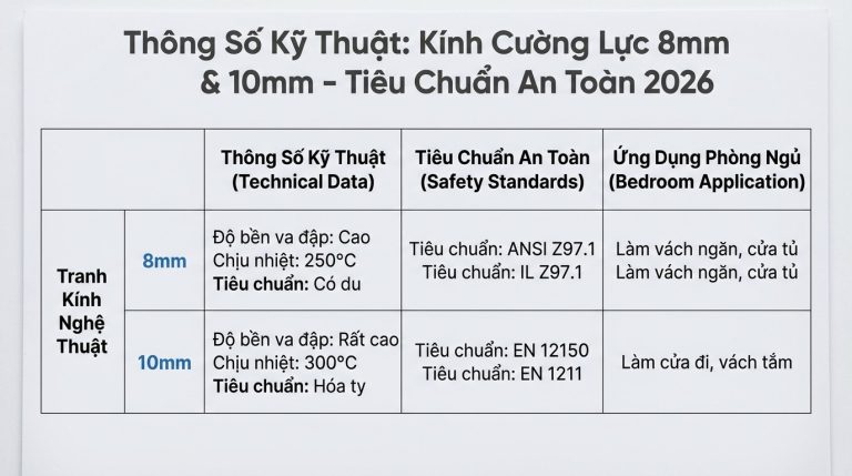Tranh Kính Phòng Ngủ