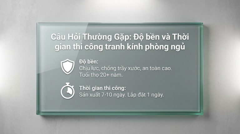 Tranh Kính Phòng Ngủ