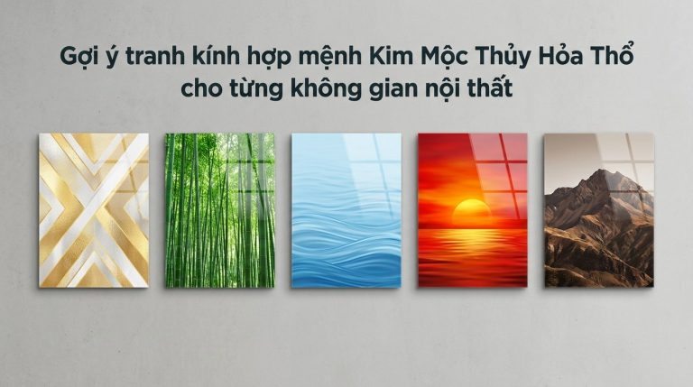 Tranh Kính Phong Thủy