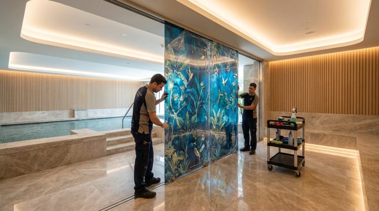 Tranh Kính Spa: Giải Pháp Trang Trí Không Gian Wellness & Beauty Chống Ẩm Mốc
