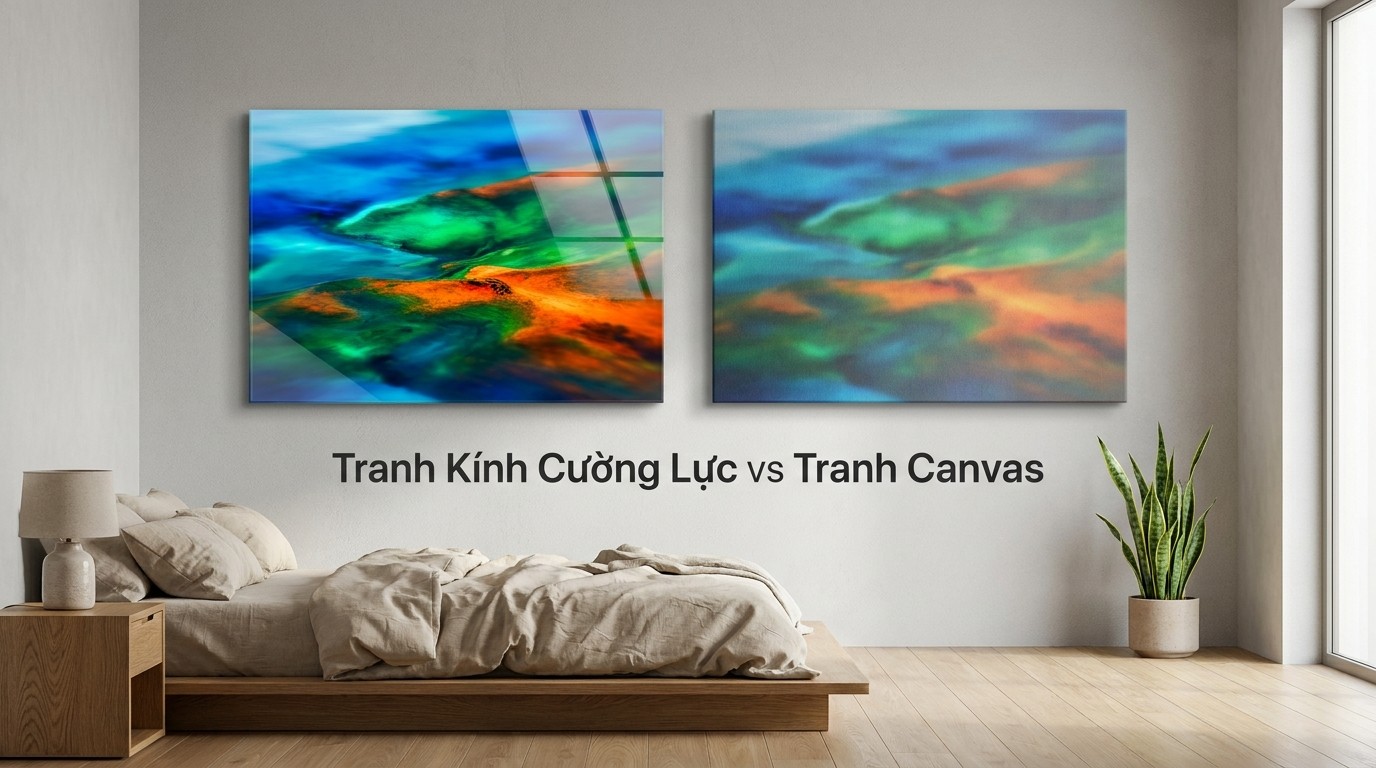 Tranh Kính Phòng Ngủ