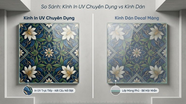 Tranh Kính Hoa Sen 3d In Uv