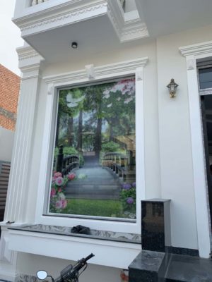 Mẫu Tranh Kính 3D Phòng Khách Đẹp | Thiết Kế Tranh Kính Phòng Khách 34 tranh kính 3d