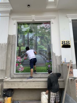 Mẫu Tranh Kính 3D Phòng Khách Đẹp | Thiết Kế Tranh Kính Phòng Khách 29 tranh kính 3d