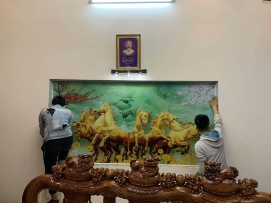 Mẫu Tranh Kính 3D Phòng Khách Đẹp | Thiết Kế Tranh Kính Phòng Khách 37 tranh kính 3d