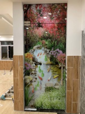 Mẫu Tranh Kính 3D Phòng Khách Đẹp | Thiết Kế Tranh Kính Phòng Khách 33 tranh kính 3d