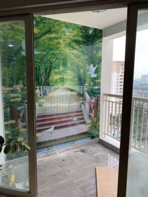 Mẫu Tranh Kính 3D Phòng Khách Đẹp | Thiết Kế Tranh Kính Phòng Khách 22 tranh kính 3d