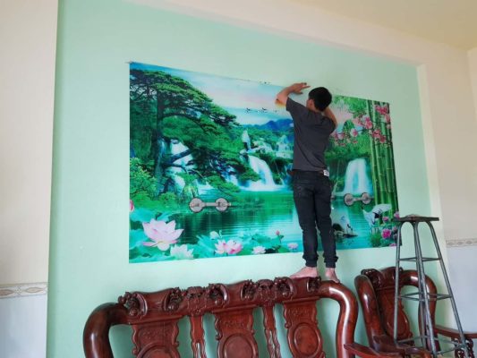 Mẫu Tranh Kính 3D Phòng Khách Đẹp | Thiết Kế Tranh Kính Phòng Khách 25 tranh kính 3d