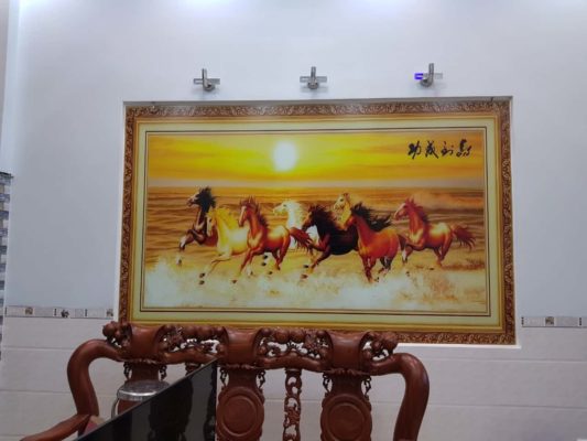 Mẫu Tranh Kính 3D Phòng Khách Đẹp | Thiết Kế Tranh Kính Phòng Khách 11 tranh kính 3d