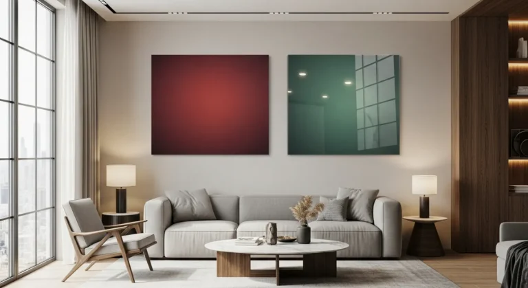 Tranh Canvas Hay Tranh Kính Phù Hợp Nhà Hiện Đại Hơn?