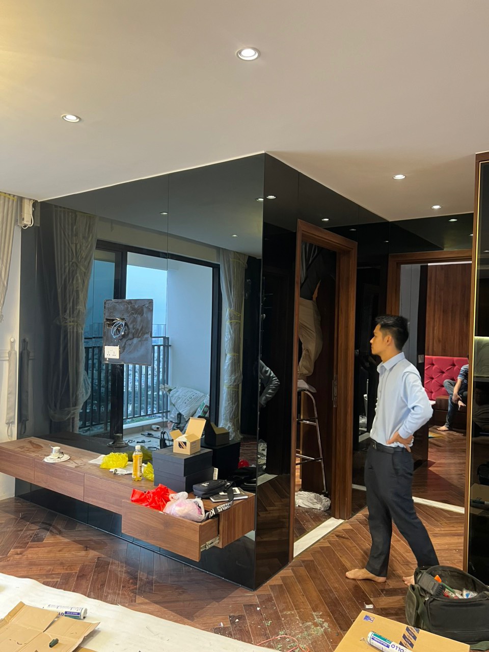 Thi Công Gương Tại Chung Cư The View Apartments At Riviera Poit, Quận 7 10 Thi công gương tại chung cư the view Apartments at Riviera Poit