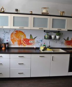 Tranh kính ốp bếp trái cây