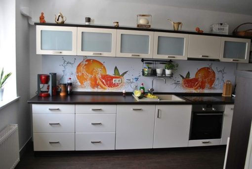 Tranh kính ốp bếp trái cây