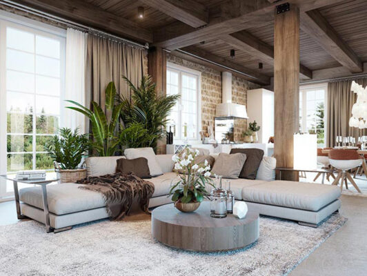 Thiết kế nội thất chung cư phong cách Tropical