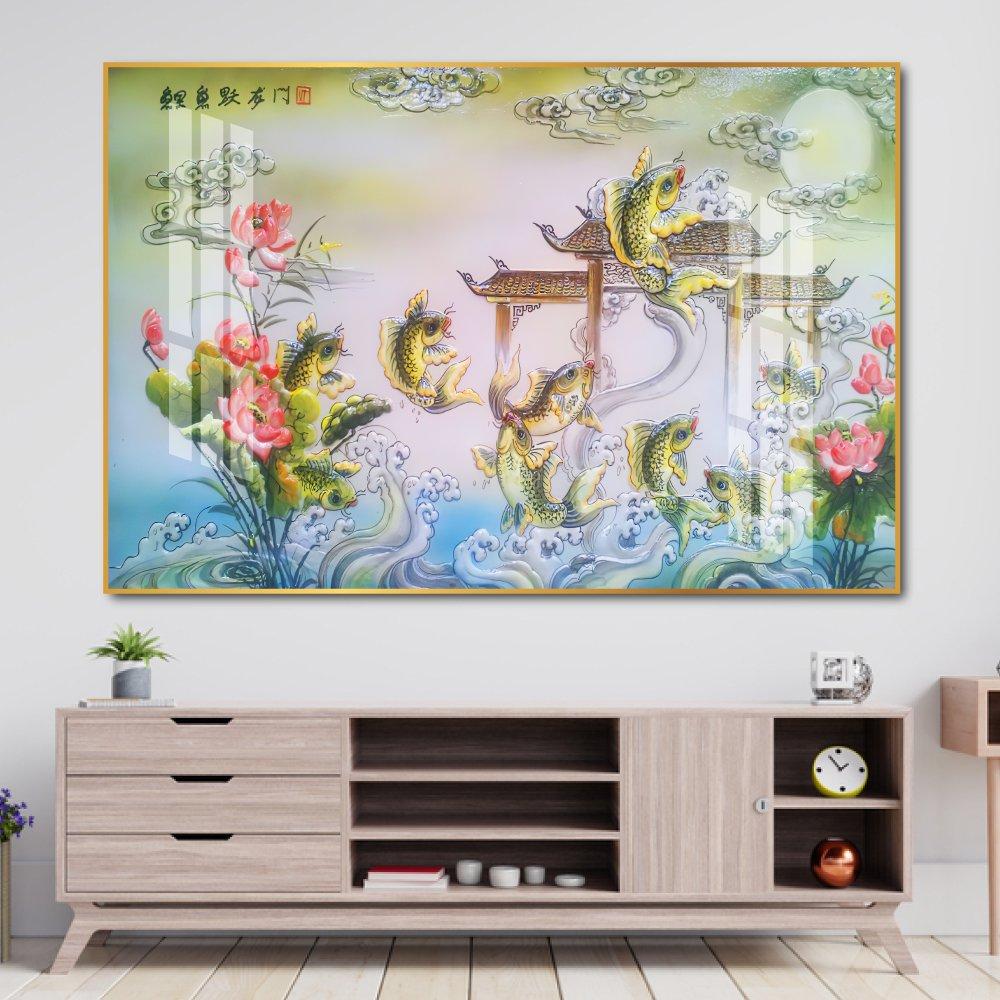 tranh ca chep vuot vu mon 4