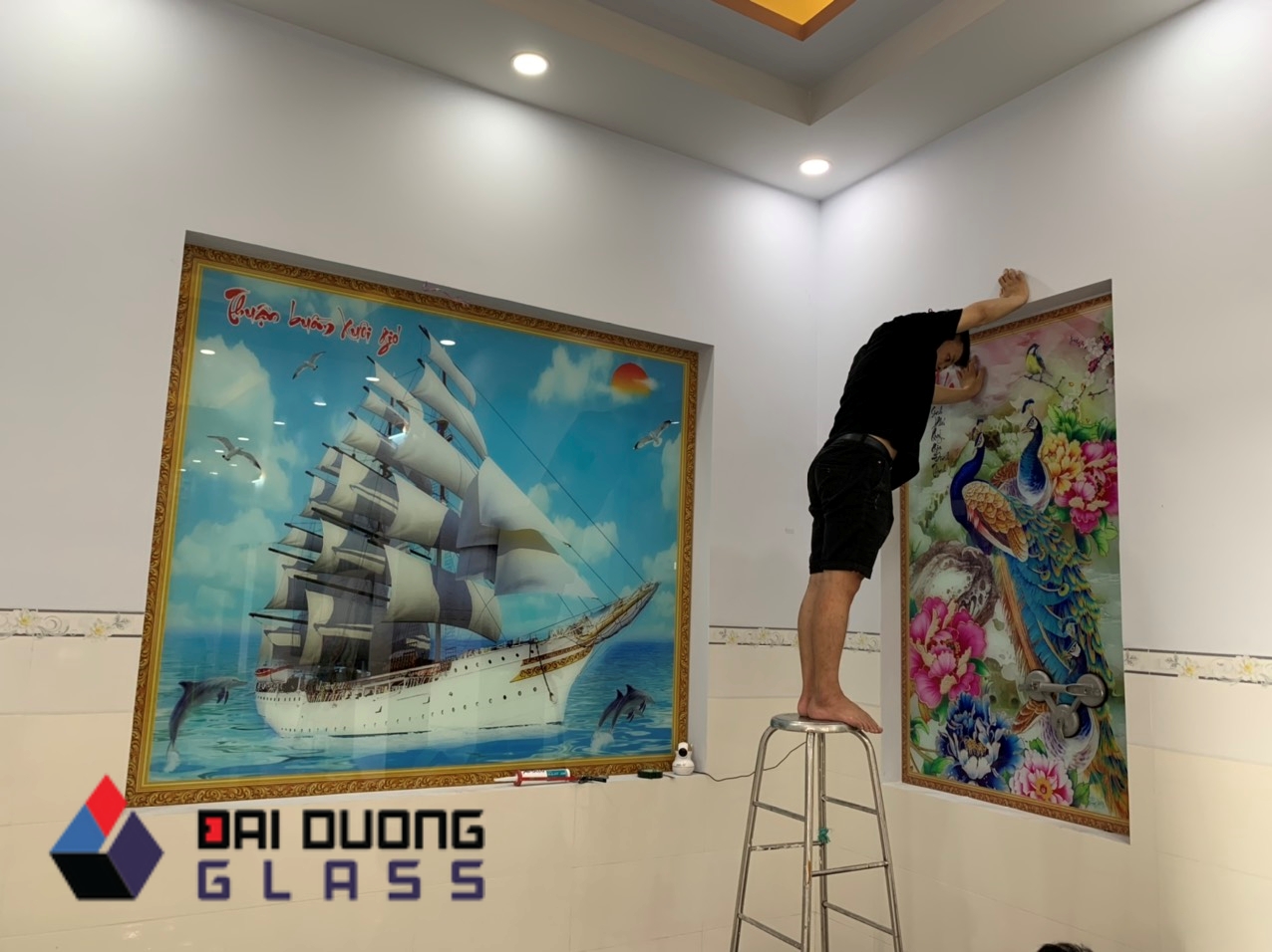 tranh kính 3d đồng tháp